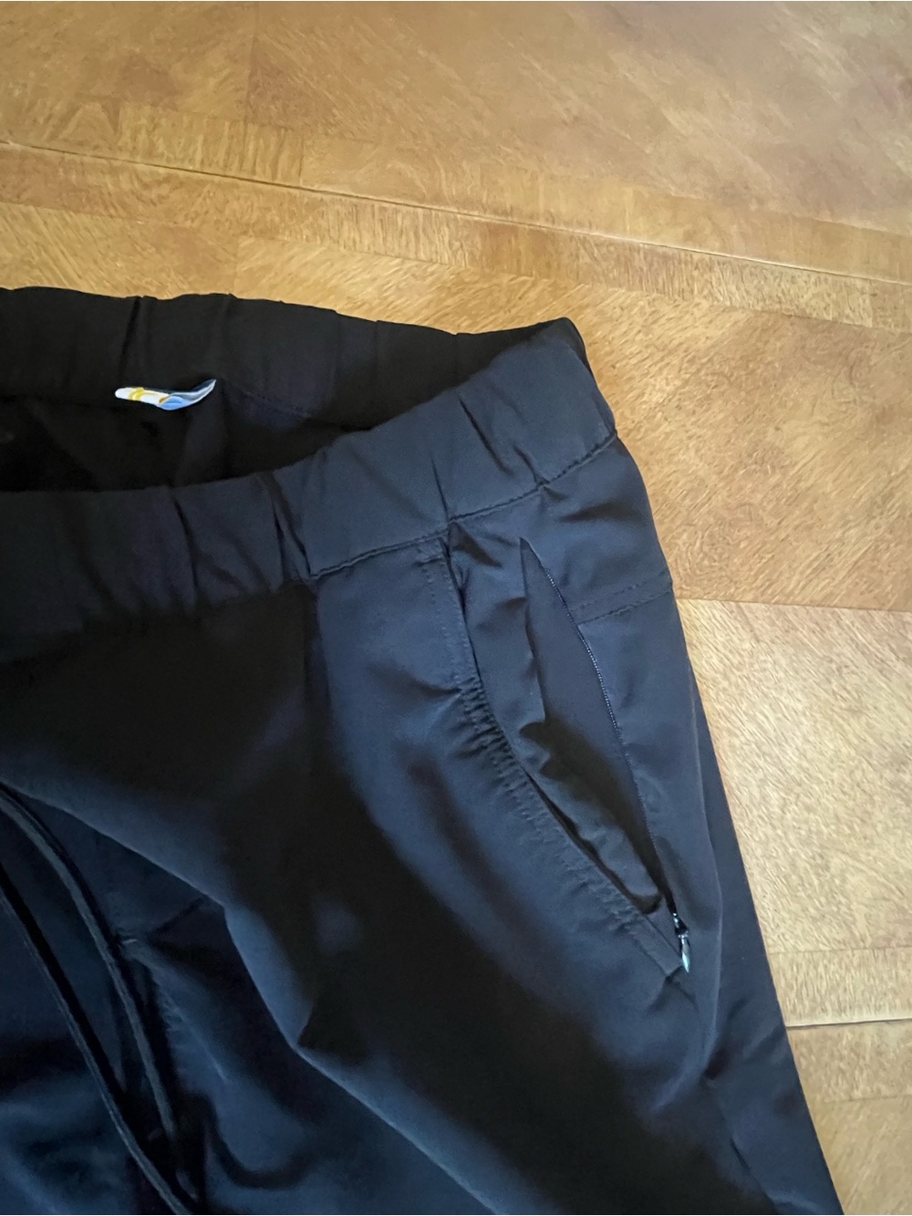 π€ Old Navy Black Slim Jogger Menβs L | Zip Pocket | Ribbed Cuff | Clean - Picture 6 of 11